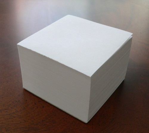 Note paper refill cube loose - paper,
