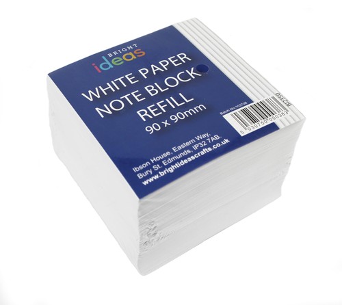 Bright ideas note block - note,