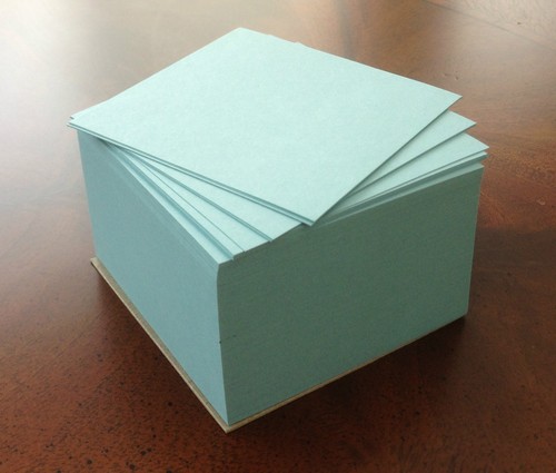Note paper refill cube - cube, loose