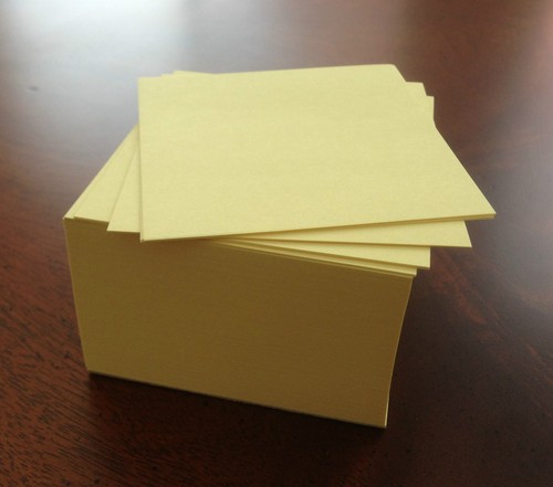 Note paper refill cube loose - -,