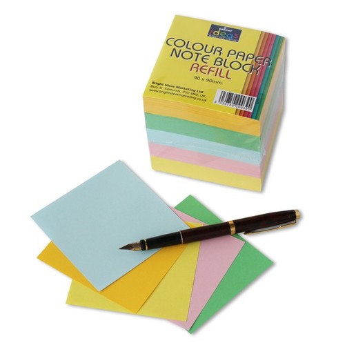 Note block clear plastic - , with