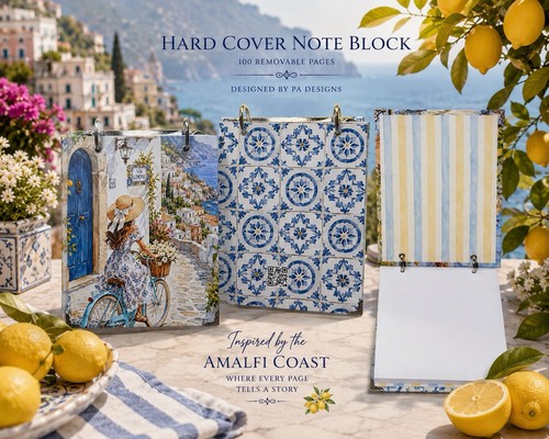 Hardcover note block with - a5,