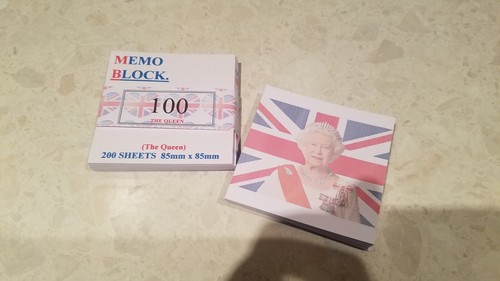 Queen union jack - memo, block