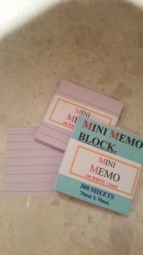 Mini memo block - memo, 300